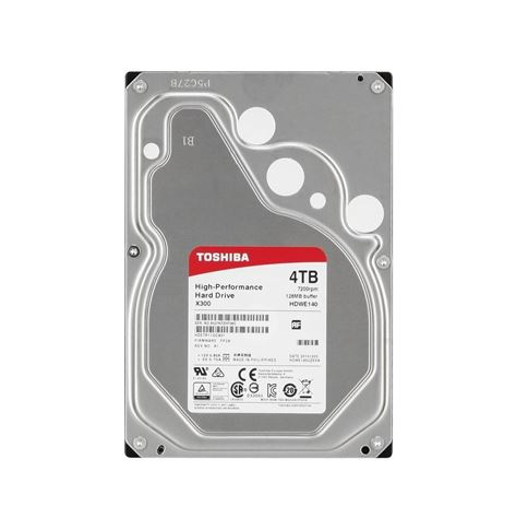 Dysk  Toshiba X300 3.5'' 4TB SATA/600 7200RPM 128MB cache BOX