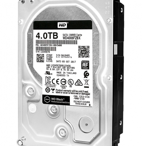 Dysk  WD Black 3.5'' 4TB SATA/600 7200RPM 256MB cache