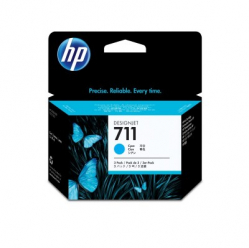 Tusz HP 711 29ml Cyan 3-pak