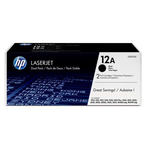 Toner HP Czarny 2-Pak | 2x2000str | LaserJet1010/1012/1015/1020