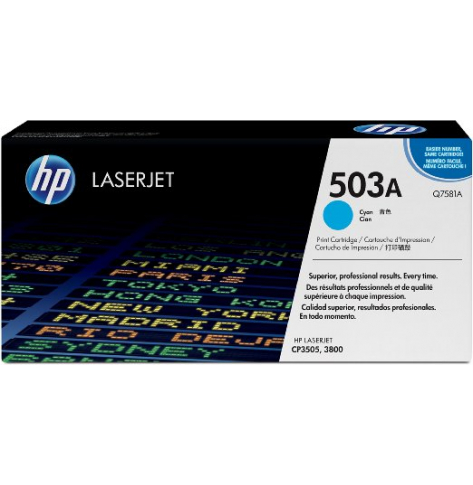 Toner HP Cyan | 6000str | CLJ 3800/CP3505