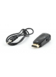 Konwerter HDMI do VGA Gembird z gniazdkiem mini Jack, czarny