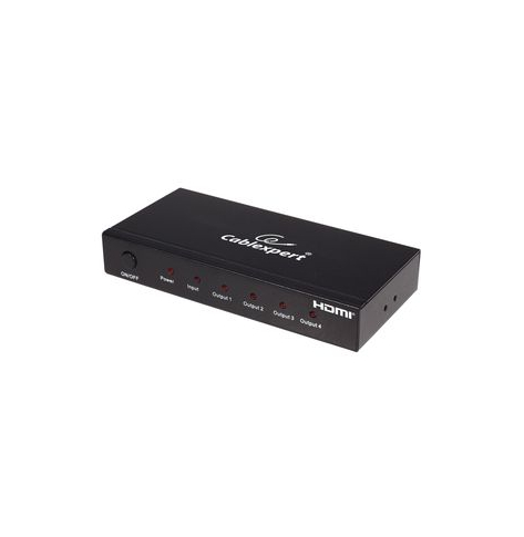 Video Splitter HDMI Gembird 4 porty, 1 Nadajnik -> 4 Odbiorniki