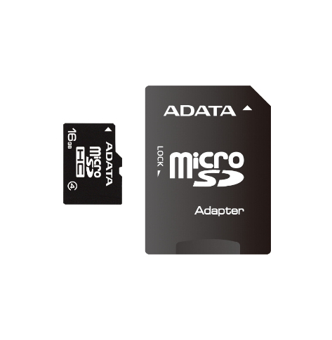 Karta pamięci ADATA Micro SDHC 16GB CLASS 4 + SDHC Adapter
