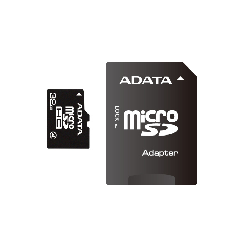 Karta pamięci ADATA Micro SDHC 32GB CLASS 4 + SDHC Adapter