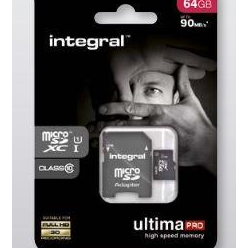Karta pamięci Integral micro SDHC/XC Cards CL10 16GB - Ultima Pro - UHS-1 90 MB/s transfer