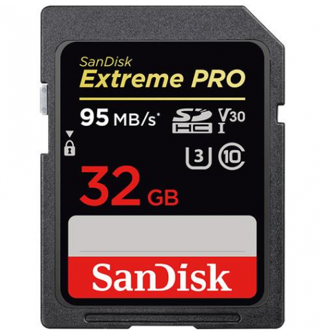 Karta pamięci SanDisk Extreme PRO SDHC 32GB 95MB/s V30 UHS-I U3