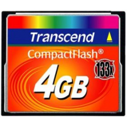 Karta pamięci Transcend Compact Flash 4GB High Speed 133x