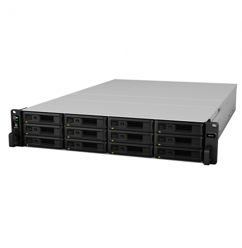 Dysk sieciowy Synology RS2418RP+, 12-Bay SATA, Intel 4C 2,1GHz, 4GB, 4xGbE LAN, 2xUSB3, RP