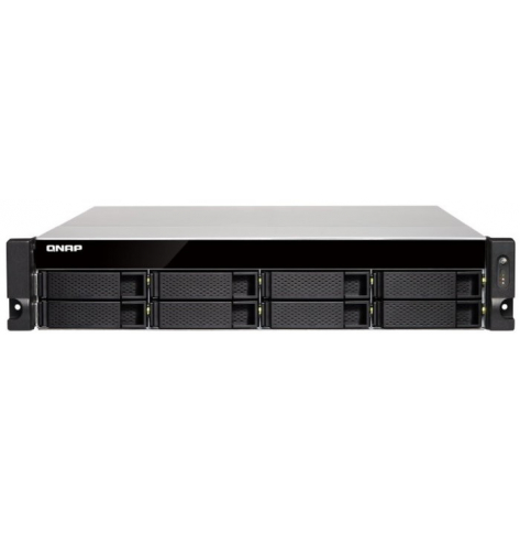 Dysk sieciowy Qnap 8-Bay TurboNAS, SATA 6G, AMD 4C 2,1GHz, 8GB, 4x GbE LAN, 2x10Gb, w/o rails