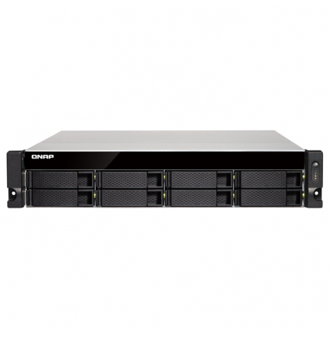 Dysk sieciowy Qnap 8-Bay TurboNAS, SATA 6G, AMD 4C 2,1GHz, 4GB, 4x GbE LAN, 2x10Gb, w/o rails