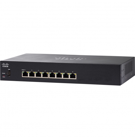 Switch smart Cisco SG250-08HP 8-Portów 10/100/1000 (PoE+)