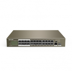 Switch Tenda TEF1126P-24-250W 24 X 10/100Mbps PoE + 1 Gigabit/SFP max. 225W