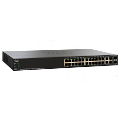 Switch zarządzalny Cisco SG350-28 24 porty 10/100/1000 2 porty Gigabit SFP 2 zestawy Gigabit SFP