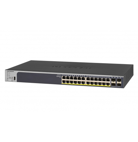 Switch Netgear GS728TPP-200EUS 24-Port Gigabit PoE+ with 4 SFP Ports 380W(GS728TPP v2)