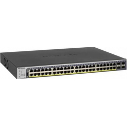 Switch Netgear GS752TP-200EUS 48-Port Gigabit PoE+ Smart with 4 SFP Ports 380W (GS752TP v2)