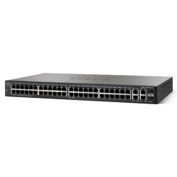 Switch zarządzalny Cisco SG350-52MP 48 portów 10/100/1000 (PoE+) 2 porty combo Gigabit Ethernet/Gigabit SFP 2 porty Gigabit SFP