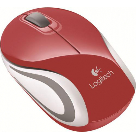 Mysz bezprzewodowa Logitech M187 czerwona