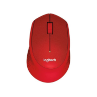 Mysz Logitech M330 Silent Plus Czerwona - 2.4GHZ,M-R0051