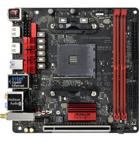 Płyta główna ASRock Fatal1ty X370 Gaming-ITX ac DDR4 3466+ SATA3 USB 3.0