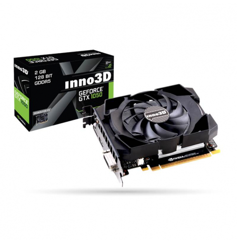 Karta Graficzna Inno3D GeForce GTX 1050 Compact 2GB DP 1.2+HDMI 2.0+DL-DVI