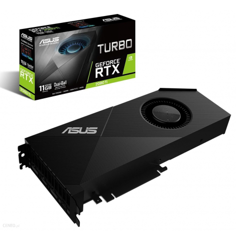 Karta graficzna ASUS GeForce TURBO RTX 2080Ti 11GB GDDR6 2x DP HDMI USB-C