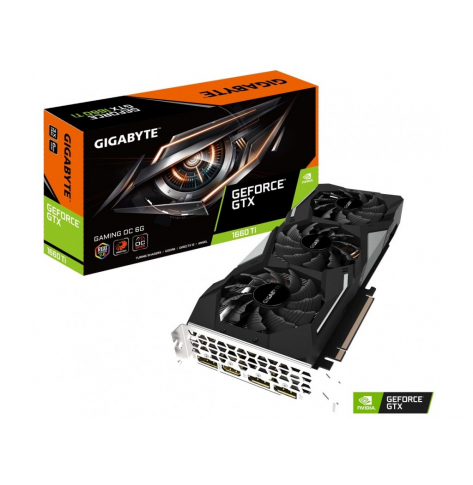 Karta graficzna Gigabyte GeForce GTX 1660 Ti GAMING OC 6G 6GB GDDR6 3xDP HDMI