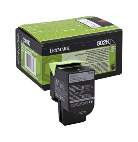 Toner Lexmark 80C20K0 black | 1000 str.