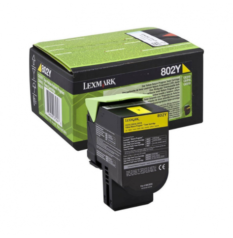 Toner Lexmark 80C20Y0 yellow | 1000 str.