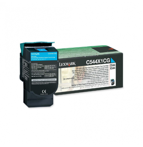 Toner Lexmark C544X1CG cyan | 4000 str.