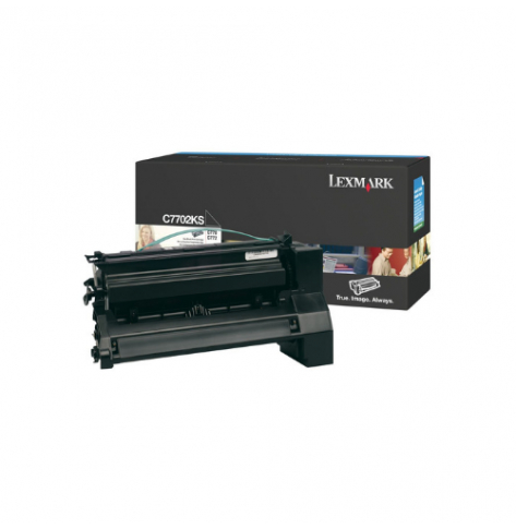 Toner Lexmark C7702KS black | 6000 str.