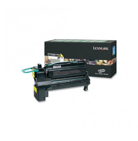 Toner Lexmark C792X1YG yellow | 20000 str.