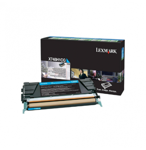 Toner Lexmark X748H1CG cyan | 10 000 str.