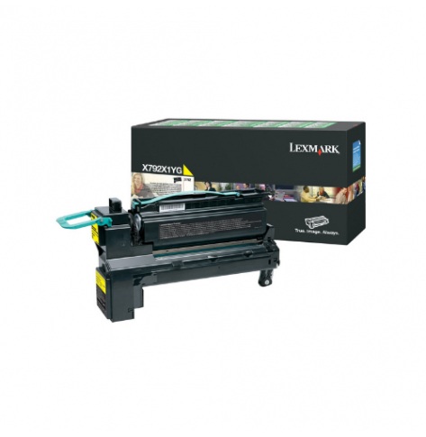 Toner Lexmark X792X1YG yellow | 20 000 str.