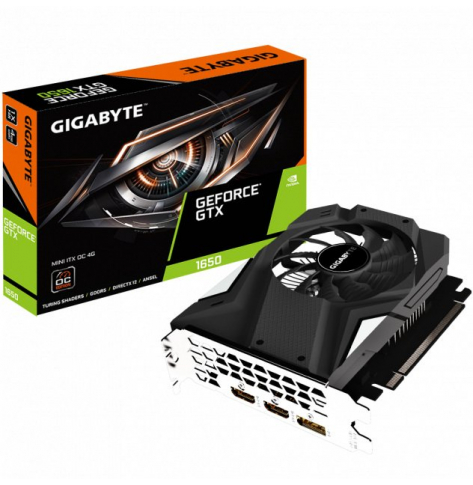 Karta graficzna Gigabyte GeForce GTX 1650 MINI ITX OC 4GB 4GB GDDR5 DP 2xHDMI