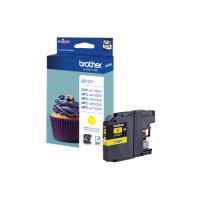 Tusz Brother LC123Y yellow | 600 str.
