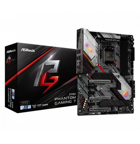 Płyta główna ASRock Z390 PHANTOM GAMING 7 DDR4 4300+ 8 SATA3 HDMI DP