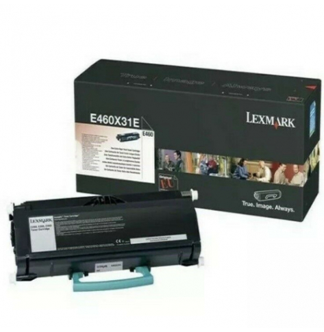 Toner Lexmark E460X31 black | 20 000 str.