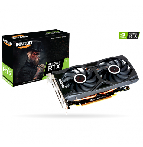 Karta graficzna INNO3D GEFORCE RTX 2060 SUPER TWIN X2 OC 8GB GDDR6 3xDP HDMI