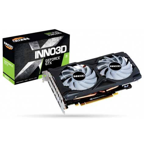 Karta graficzna INNO3D GeForce GTX 1660 TWIN X2 OC RGB 6GB GDDR5 HDMI 3xDP