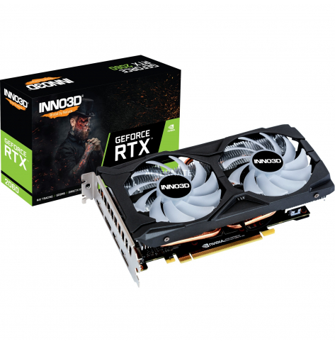 Karta graficzna Inno3D GeForce RTX 2060 Twin X2 OC RGB 6GB GDDR6 HDMI 3xDP