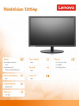 Monitor Lenovo ThinkVision T2054p 19.5 WXGA LED LCD