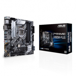 Płyta główna ASUS PRIME Z490M-PLUS Intel Socket LGA1200x 4 x DIMM Max. 128GB