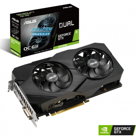 Karta graficzna ASUS DUAL GeForceGTX 1660 Super MINI OC edition 6GB GDDR6 P