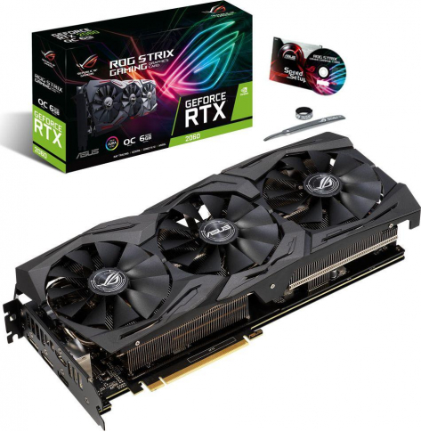 Karta graficzna ASUS ROG Strix GeForce RTX TM 2060 EVO OC Edition 6GB GDDR6