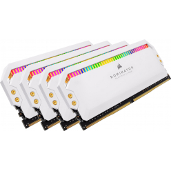 Pamięć CORSAIR DOMINATOR PLATINUM RGB DDR4 32GB 4x8GB 3200MHz CL16 1.35V White