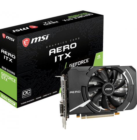 Karta graficzna MSI GeForce GTX 1660 SUPER AERO ITX OC 6GB GDDR6 HDMI 3xDP