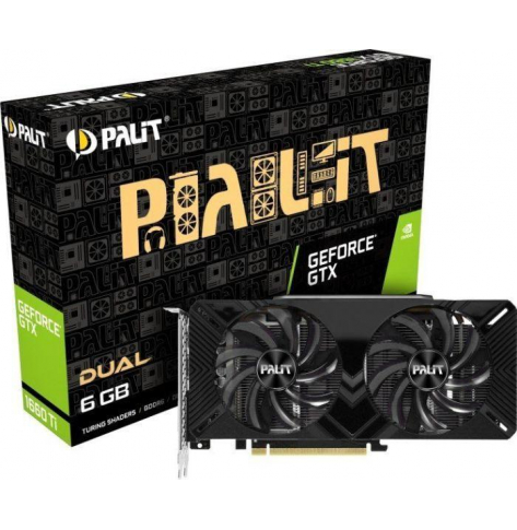 Karta graficzna Palit GeForce RTX 1660 Ti Dual 6GB GDDR6 HDMI DP DVI