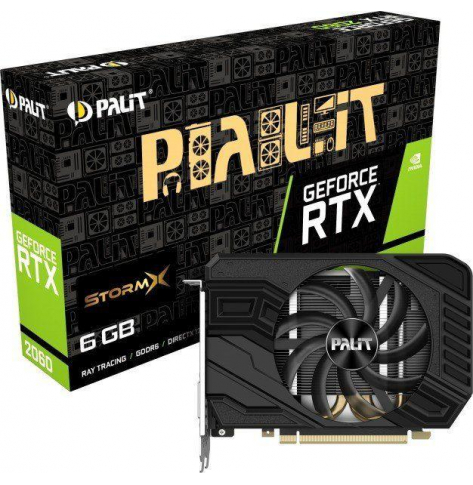 Karta graficzna Palit GeForce RTX 2060 StormX ITX 6GB GDDR6 HDMI DP DVI