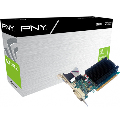 Karta graficzna PNY GeForce GT 710 1GB DDR3 64Bit HDMI DVI VGA